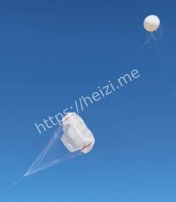 高空风力捕风伞原理